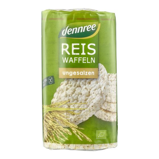 Bio pufované chlebíčky rýžové 100g Dennree
